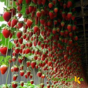Клубника ампельная Анастасия купить по цене от 370р. в интернет-магазине «Посадика» с доставкой почтой в в Менделеевске и по всей России – [изображение №1].