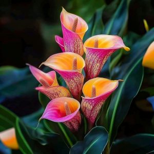 Калла Оникс купить по цене от 450р. в интернет-магазине «Посадика» с доставкой почтой в в Менделеевске и по всей России – [изображение №1].